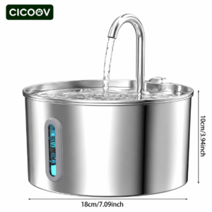 Cicoov 2,2L Fontanna dla Kota ze Stali Nierdzewnej-1