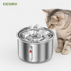 Cicoov 2L Automatyczna Fontanna dla Kota z Czujnikiem Ruchu